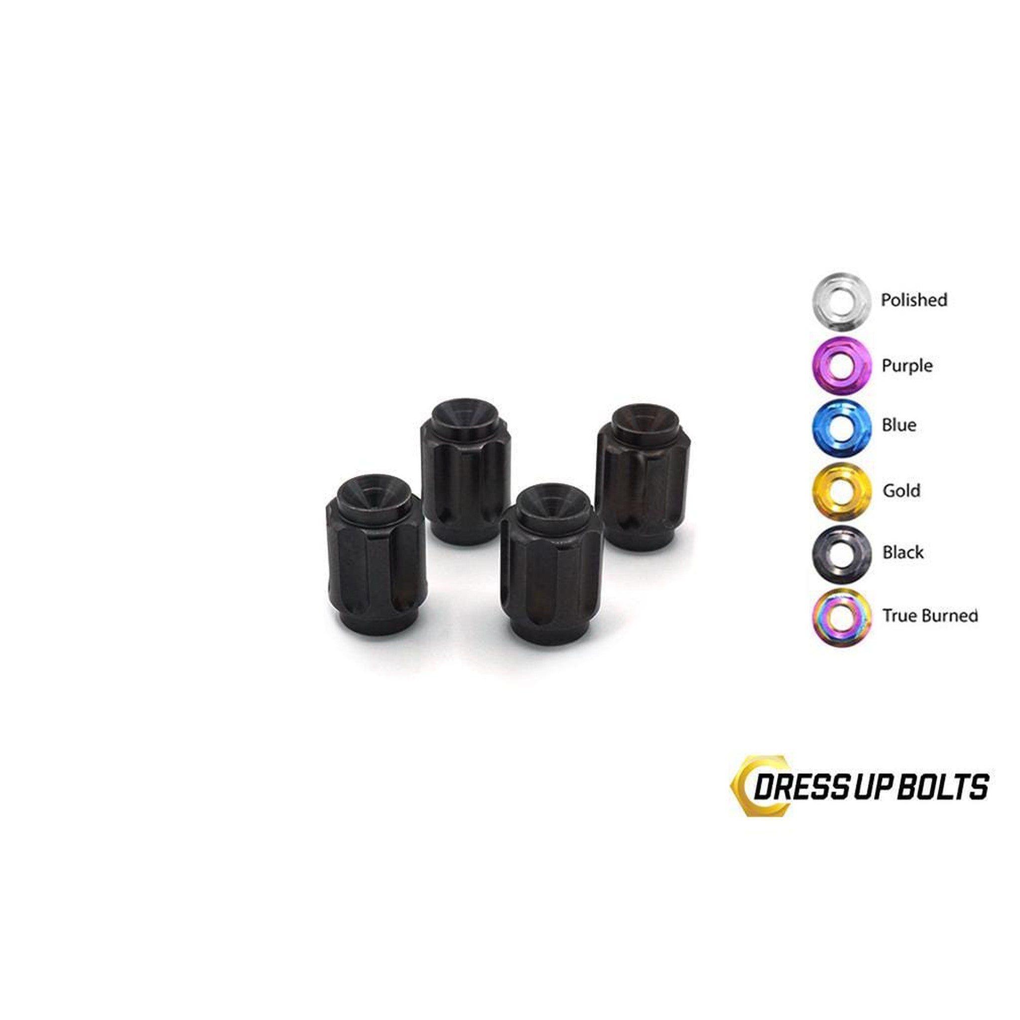 Fast Turn Fittings Titanium Valve Stem Caps - Gear Design
