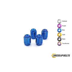 Fast Turn Fittings Titanium Valve Stem Caps - Gear Design