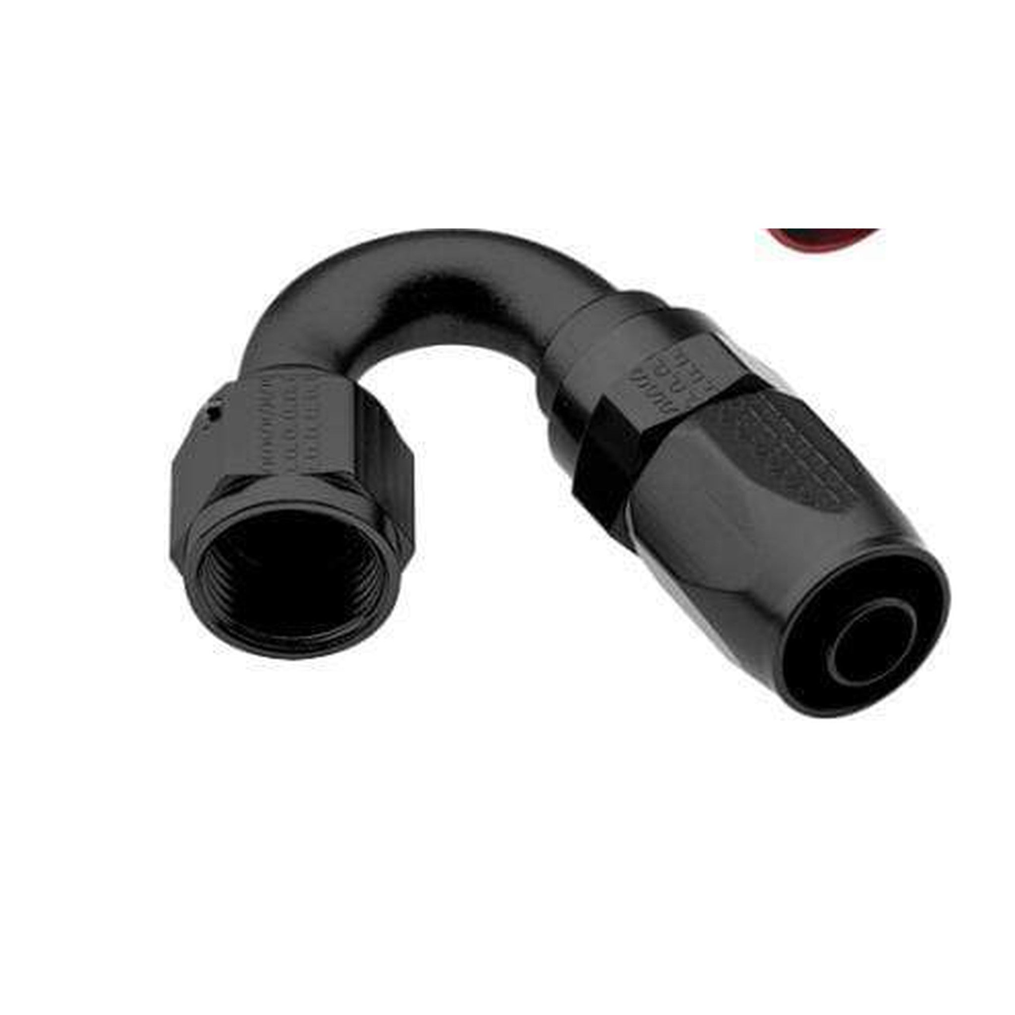 Fragola -10AN x 150 Degree Pro-Flow Hose End - Black