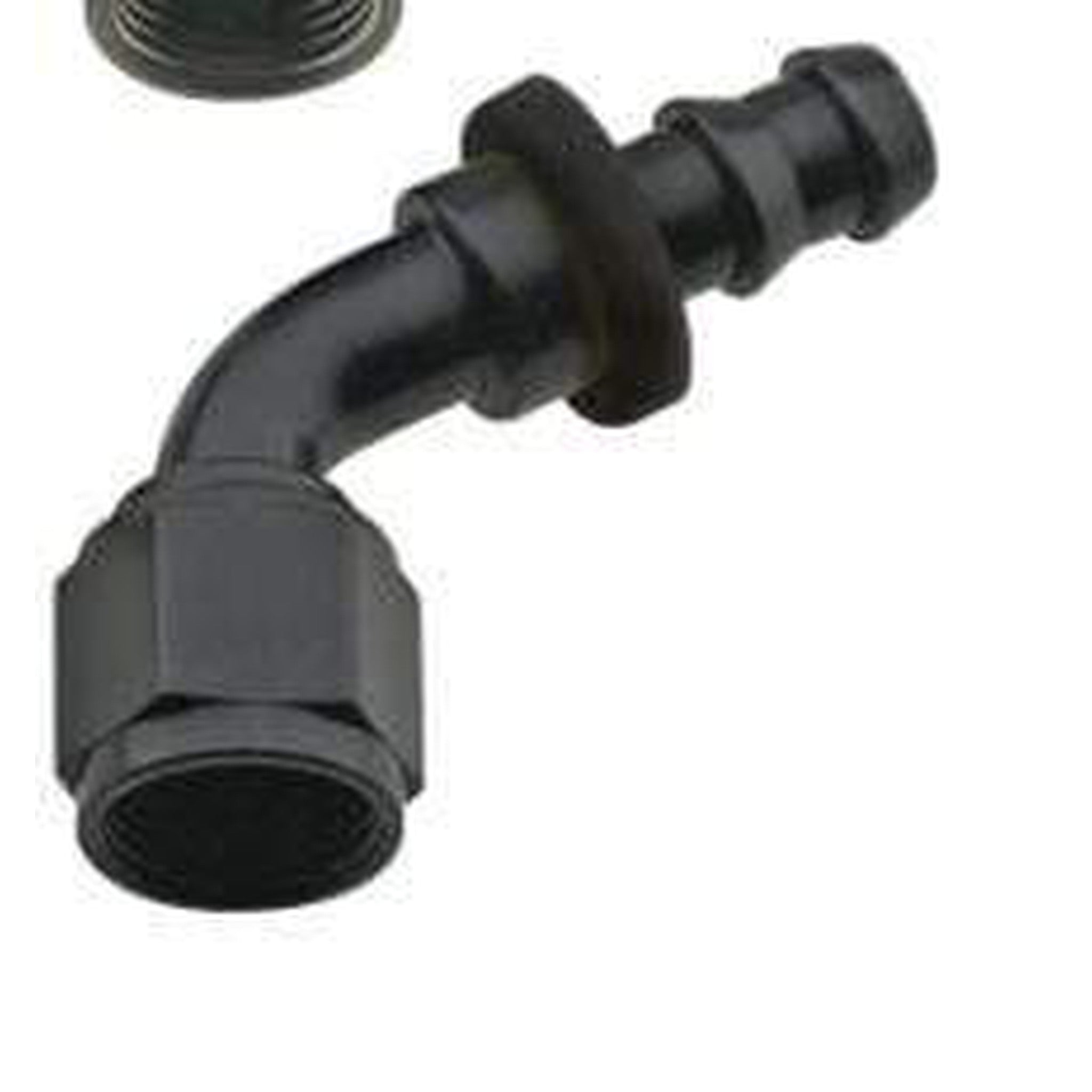 Fragola -6AN Push-Lite End 60 Degree - Black