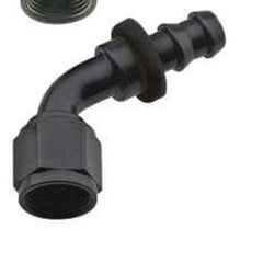 Fragola -6AN Push-Lite End 60 Degree - Black