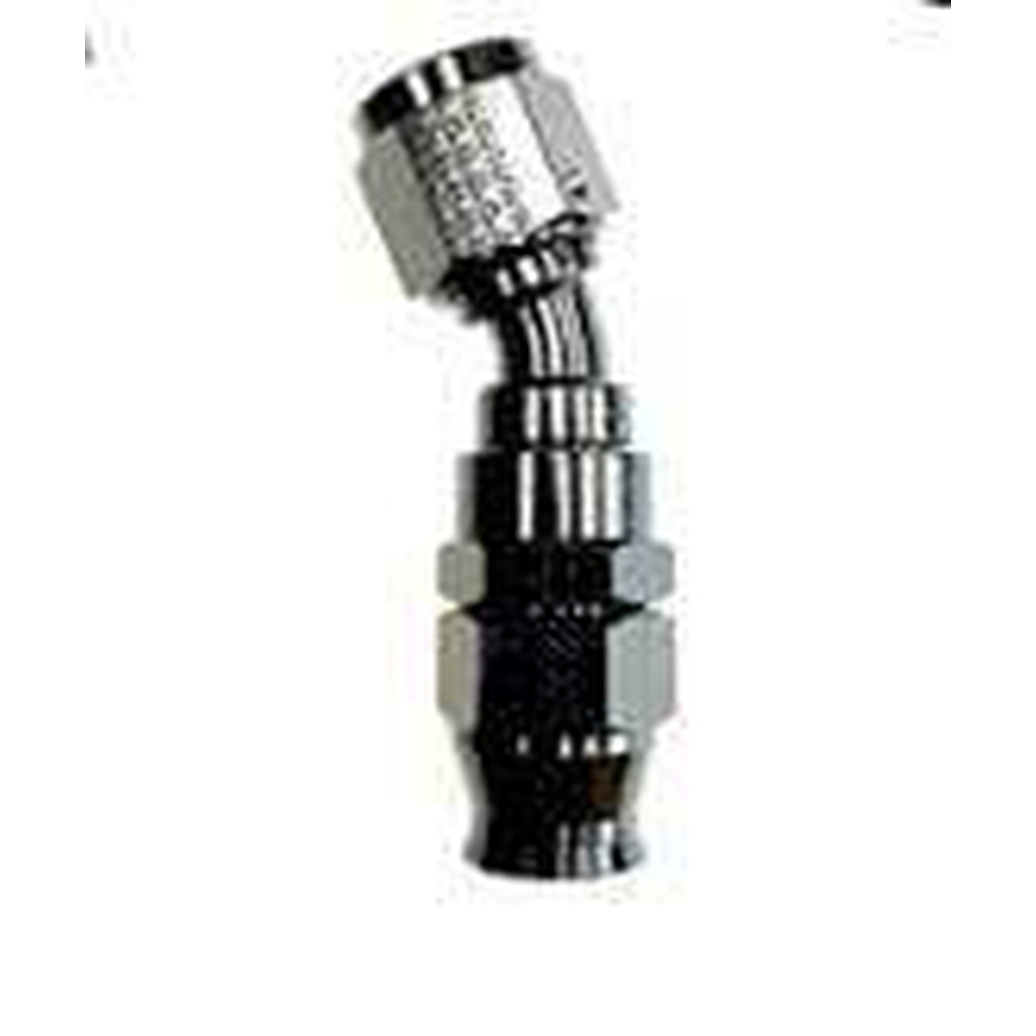 Fragola -6AN Real Street x 45 Degree Hose End Black For PTFE Hose