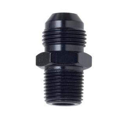 Fragola -6AN x 1/4 NPT Straight Adapter - Black