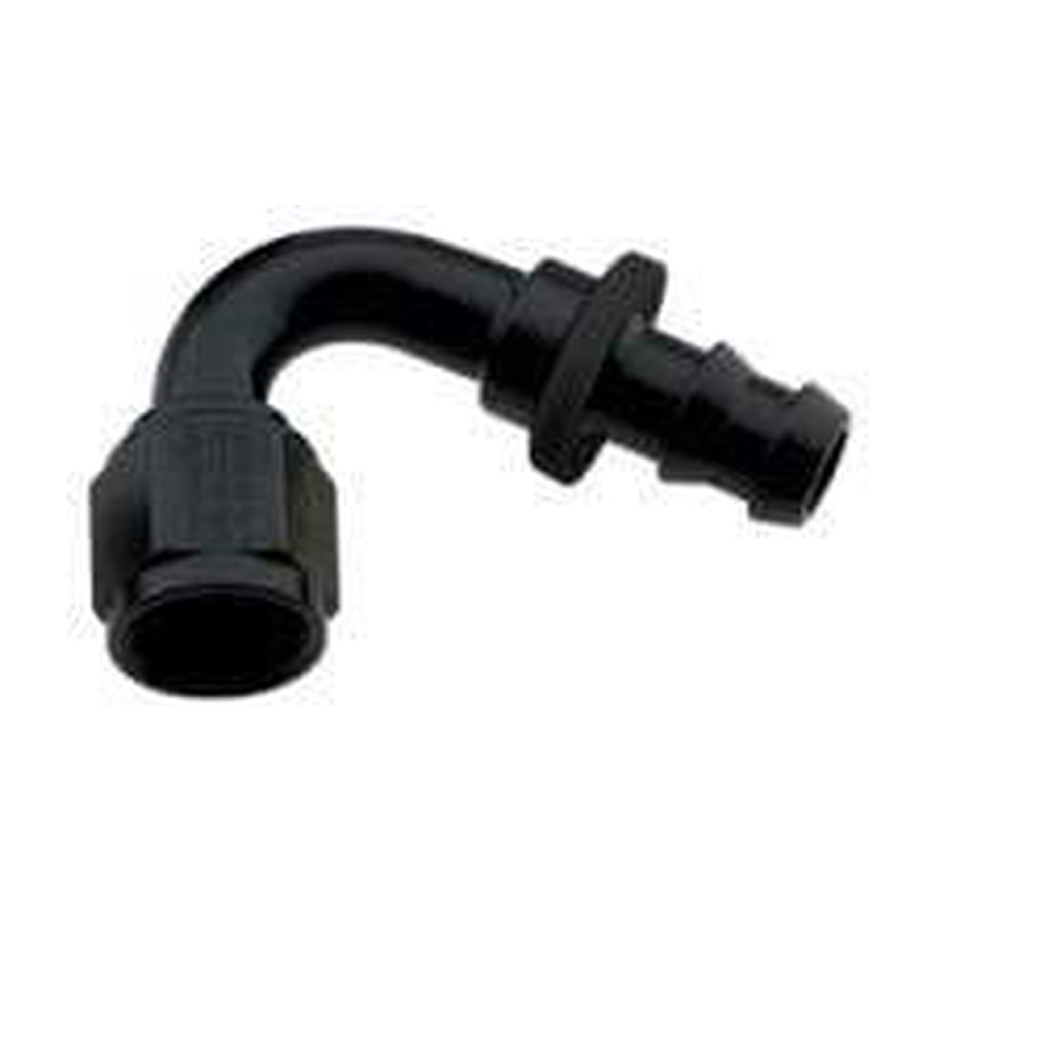 Fragola -8AN Push-Lite End 120 Degree - Black