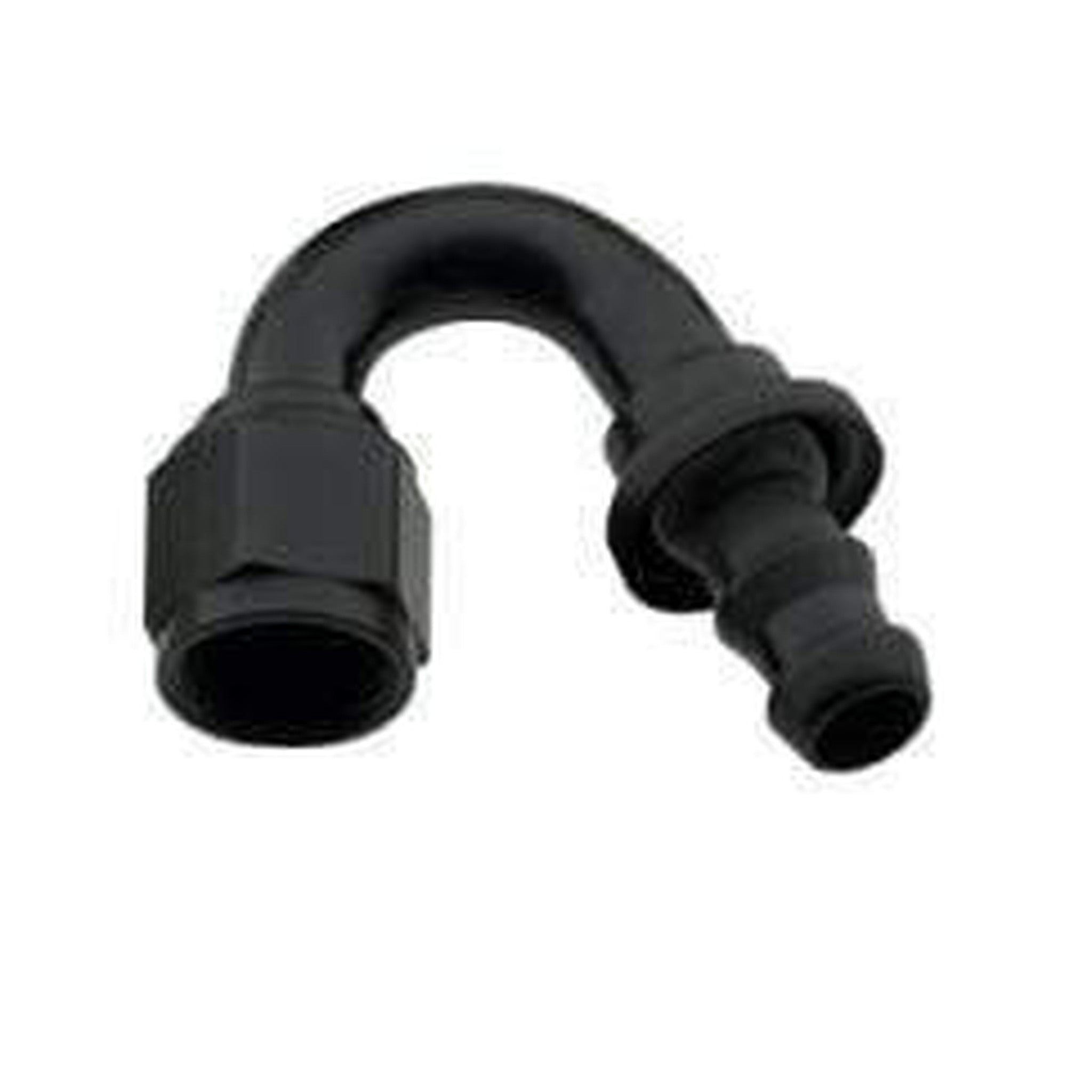 Fragola -8AN Push-Lite End 150 Degree - Black