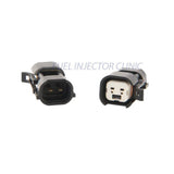 Fuel Injector Clinic Set of 8 US Car/EV6 Hard (female) to Denso (male) injector plug adaptors