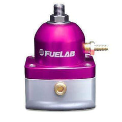 Fuelab 51501 Series Adjustable Fuel Pressure Regulator; EFI Purple | 51501-1