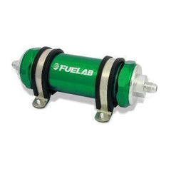 Fuelab 82833 In-Line Fuelab Fuel Filter Green | 82833-4