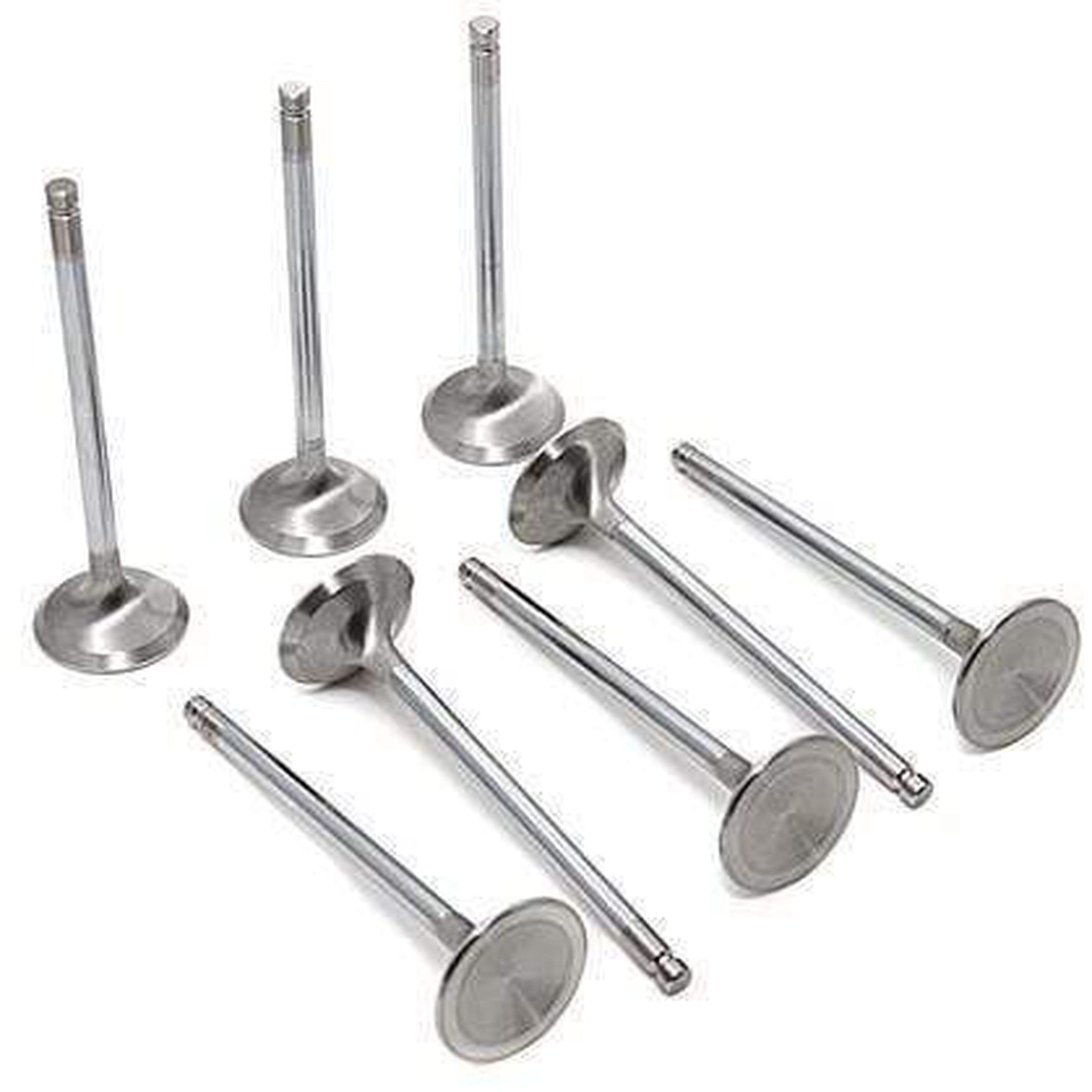 GSC P-D Chrome Polished Intake Valve - 35mm Head (+1mm) - Evo 1-9 / 90-98 DSM - 4G63T (Set 8)