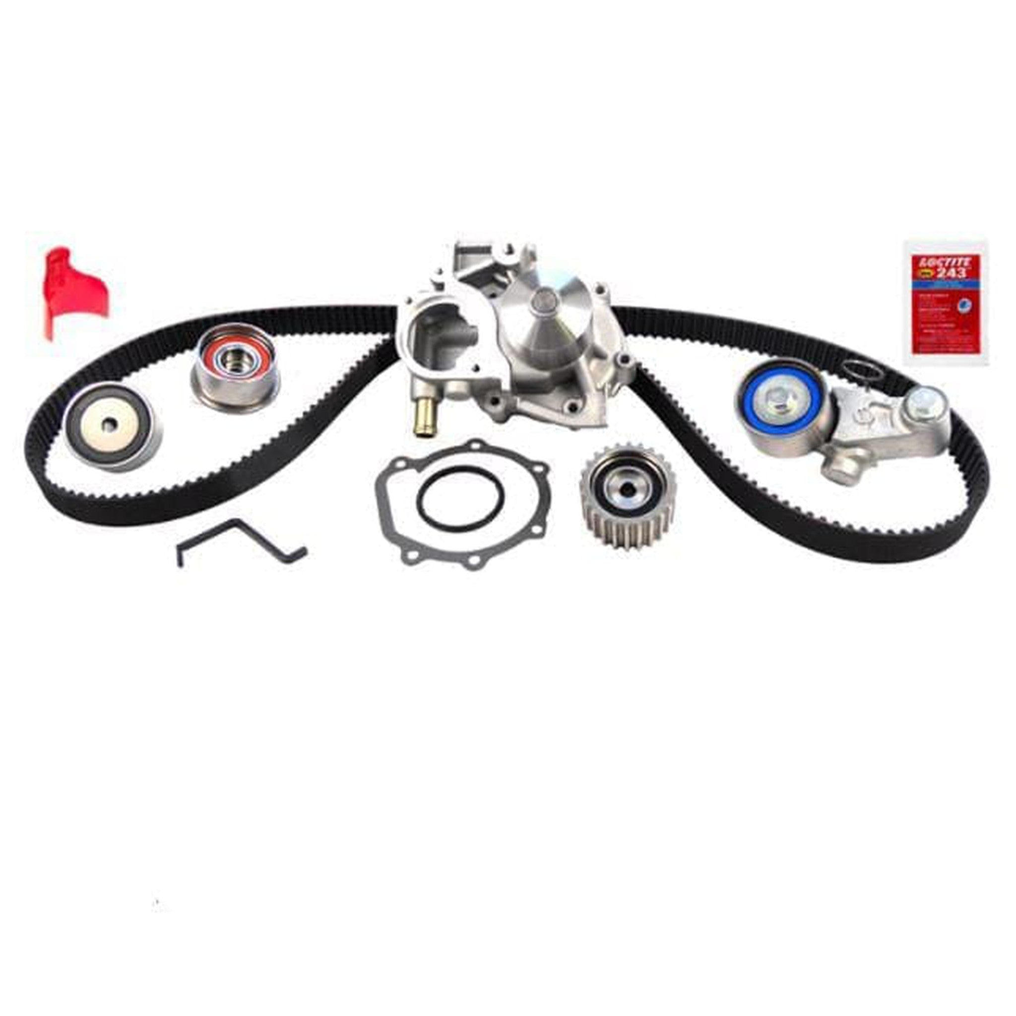 Gates Timing Belt Kit w/ Water Pump Subaru Impreza 2.5 2006-2008 / Legacy 2.5i 2006-2008 / Outback 2.5i 2006-2007 (TCKWP304A)