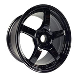 Gram Lights 57CR 18X7.5 +40 5x100 Glossy Black Wheel - Universal