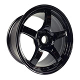 Gram Lights 57CR 19X8.5 +35 5x112 Glossy Black Wheel - Universal