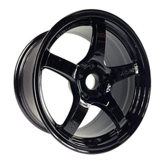Gram Lights 57CR 19X9.5 +25 5X112 Glossy Black Wheel - Universal