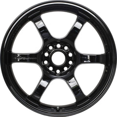 Gram Lights 57DR 18X8.5 +37 5x108 Glossy Black