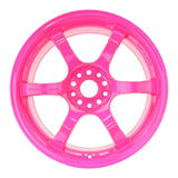 Gram Lights 57DR 18x9.5 +38 5x114.3 Luminous Pink Wheel | WGIX38EPK