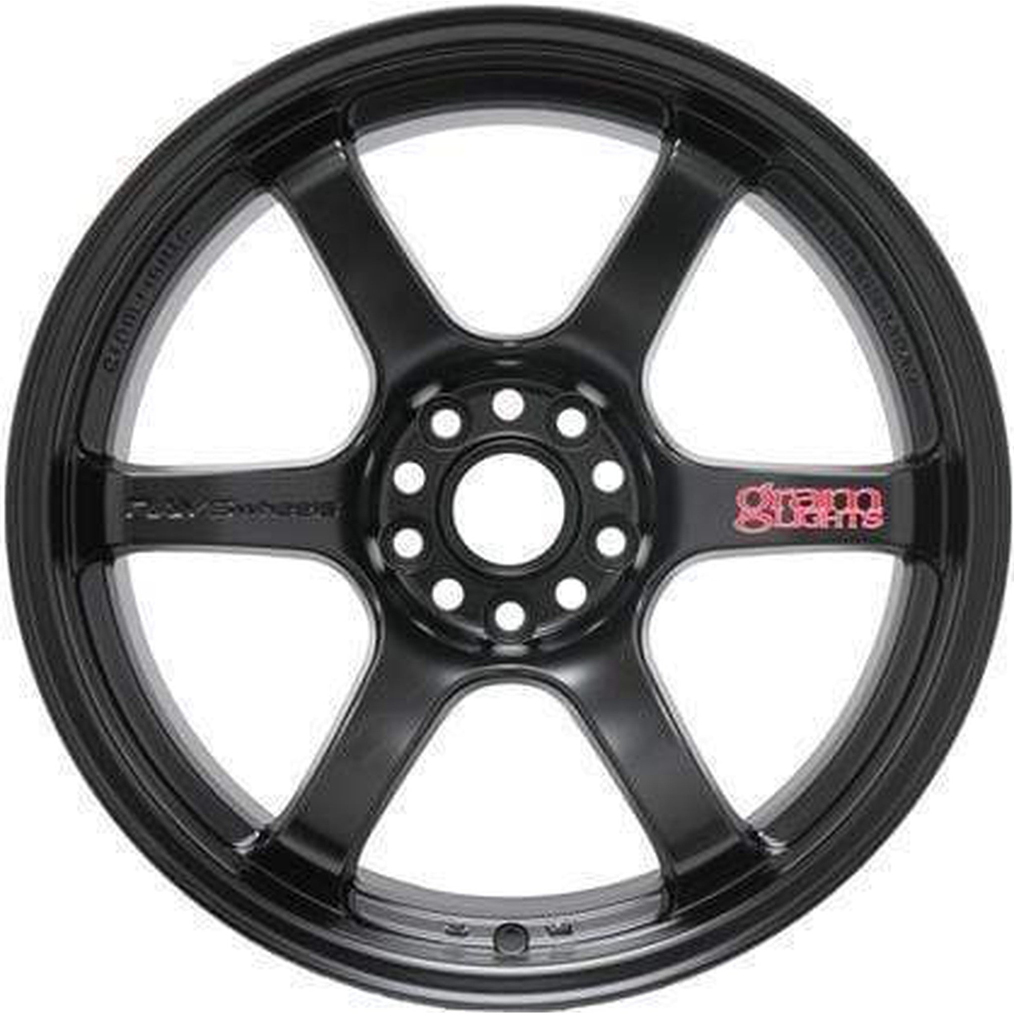 Gram Lights 57DR 18x9.5 +38 5x114.3 Semi Gloss Black Wheel | WGIX38EH