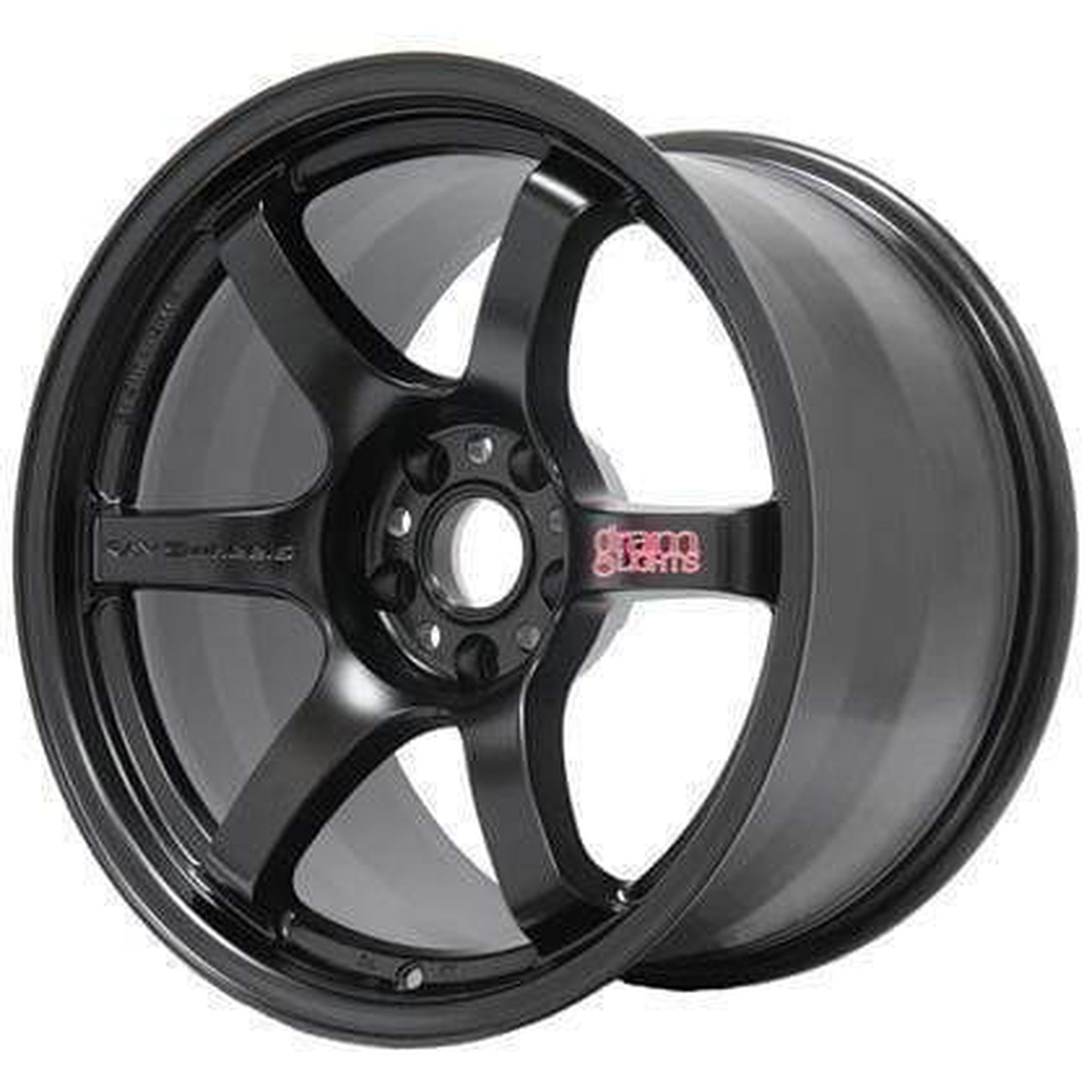 Gram Lights 57DR 18x9.5 +38 5x114.3 Semi Gloss Black Wheel | WGIX38EH