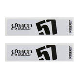 Gram Lights 57DR / 57CR Spoke Sticker White - Universal | WC57SSTKW