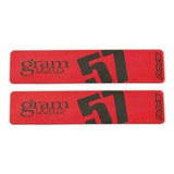 Gram Lights 57DR/57CR Spoke Sticker Red (2 PCS) - Universal