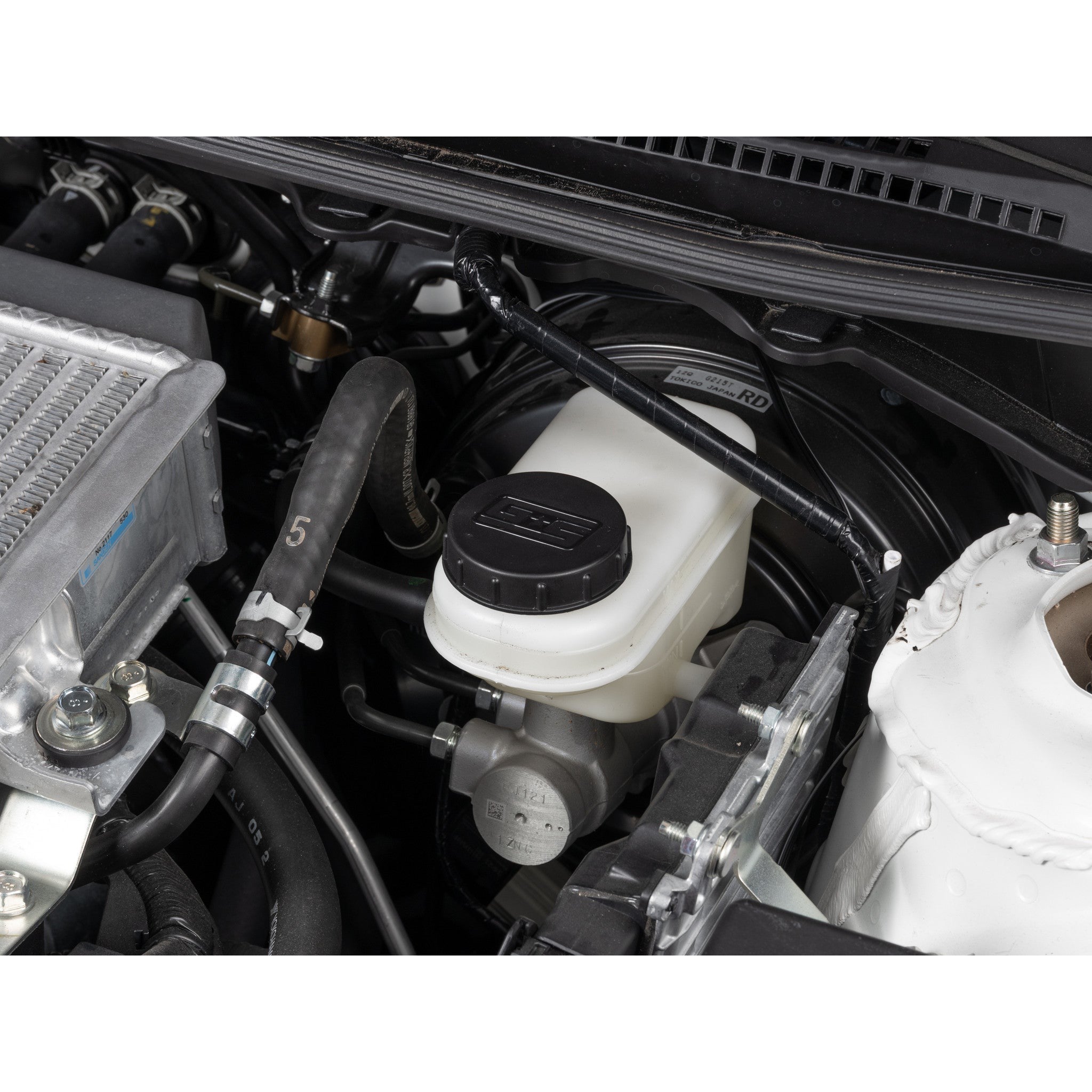 GrimmSpeed Engine Bay Reservoir Cap Set Black (Set of 6) WRX / STI 2002-2021 / Forester XT 2004-2008 / Legacy GT / Outback XT 2005-2009 | 120069