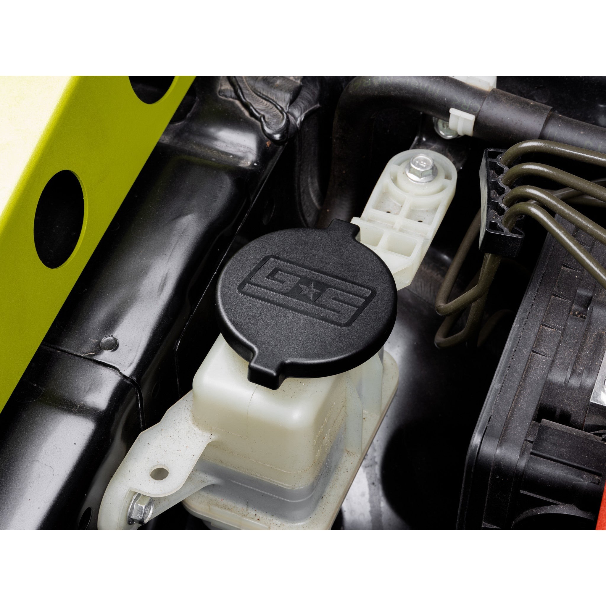 GrimmSpeed Engine Bay Reservoir Cap Set Black (Set of 6) WRX / STI 2002-2021 / Forester XT 2004-2008 / Legacy GT / Outback XT 2005-2009 | 120069