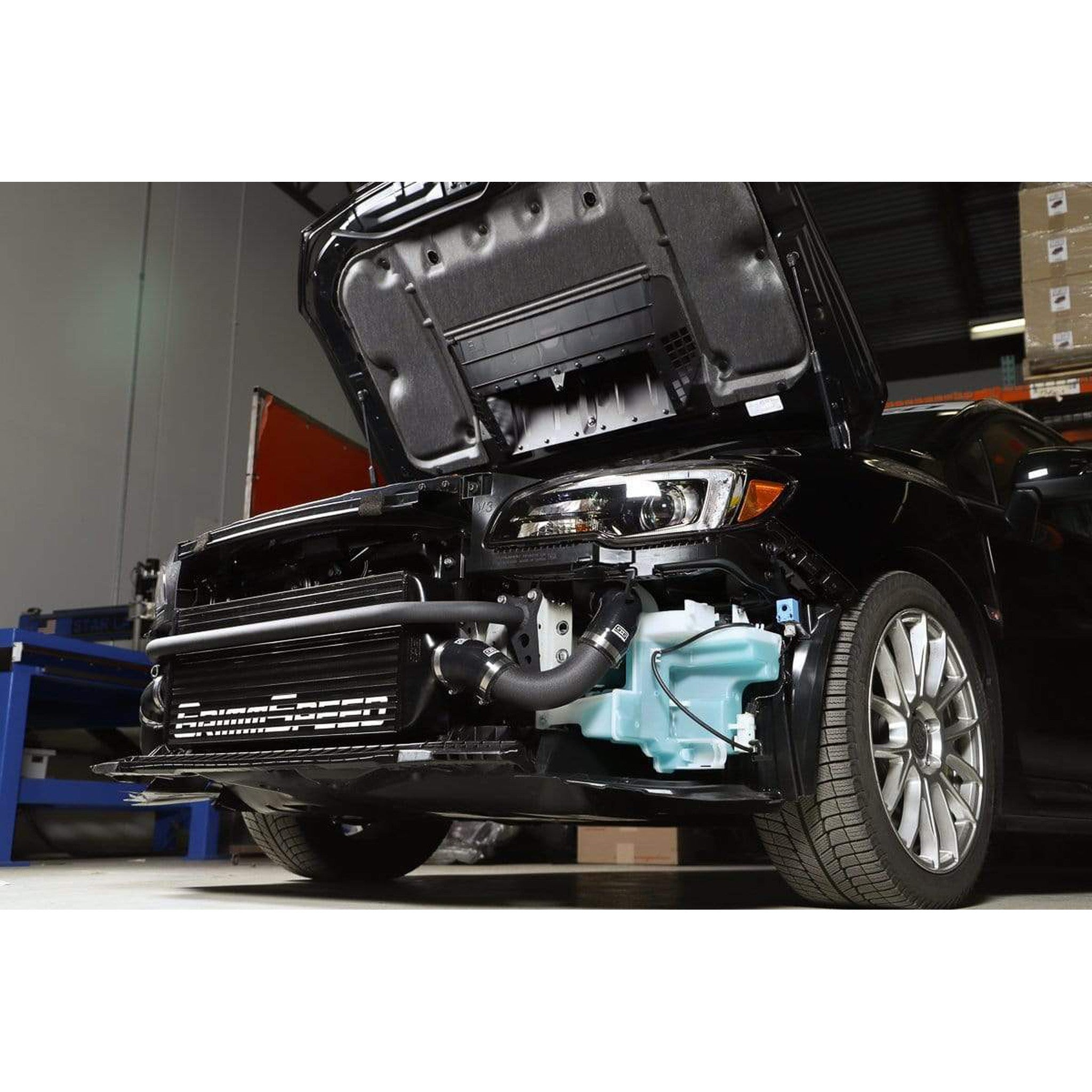 GrimmSpeed Front Mount Intercooler Kit Black Core / Black Pipe Subaru STI 2015-2021