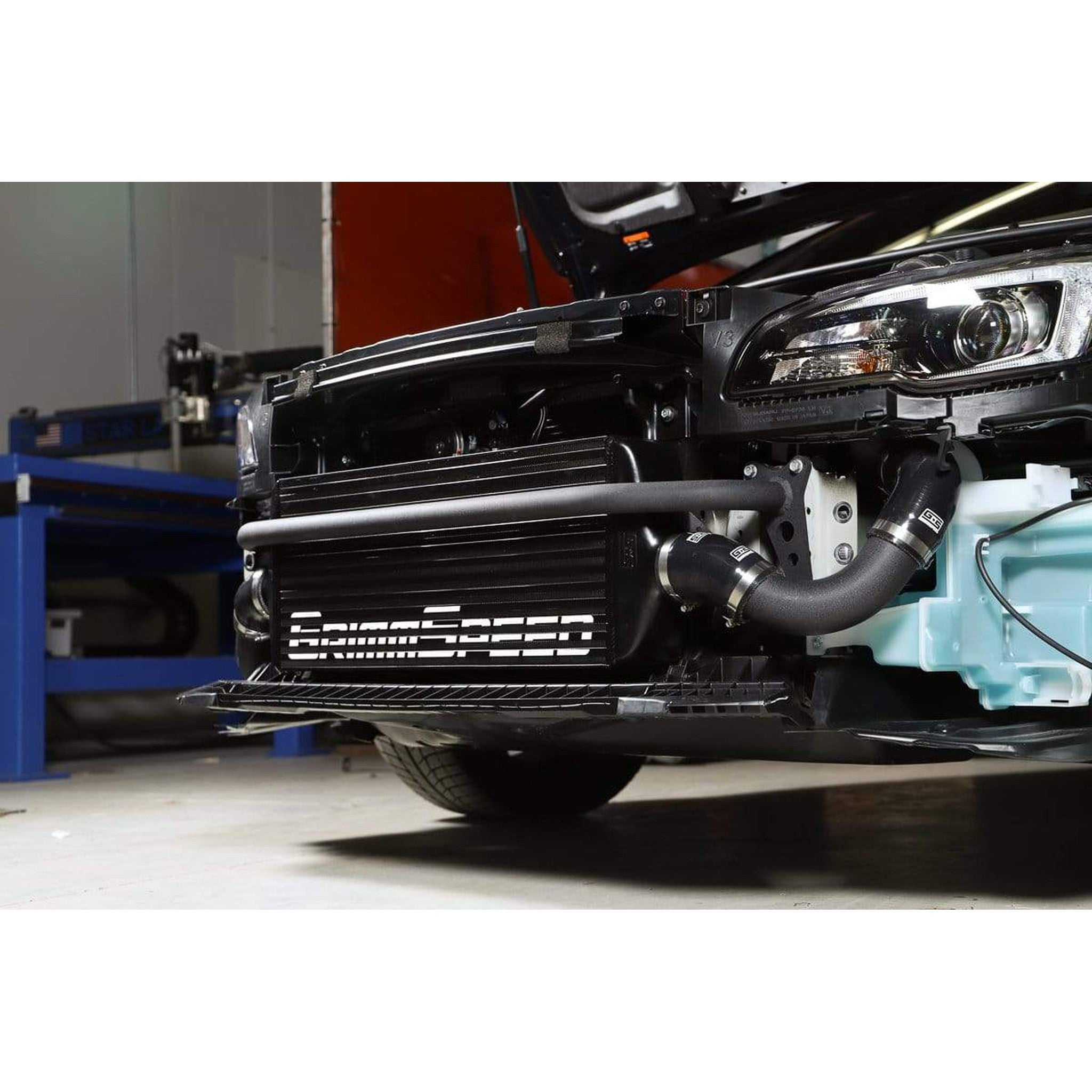 GrimmSpeed Front Mount Intercooler Kit Black Core / Black Pipe Subaru STI 2015-2021