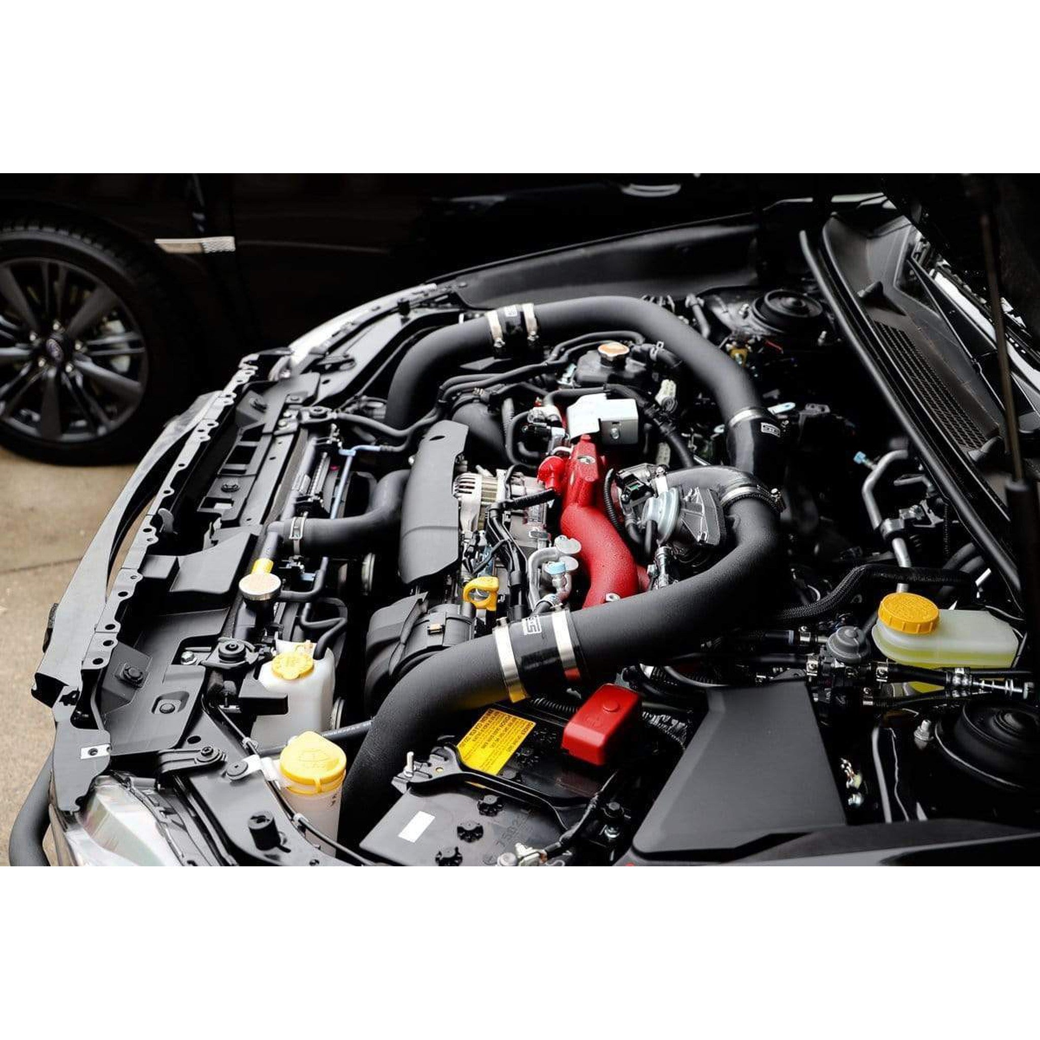 GrimmSpeed Front Mount Intercooler Kit Black Core / Black Pipe Subaru STI 2015-2021