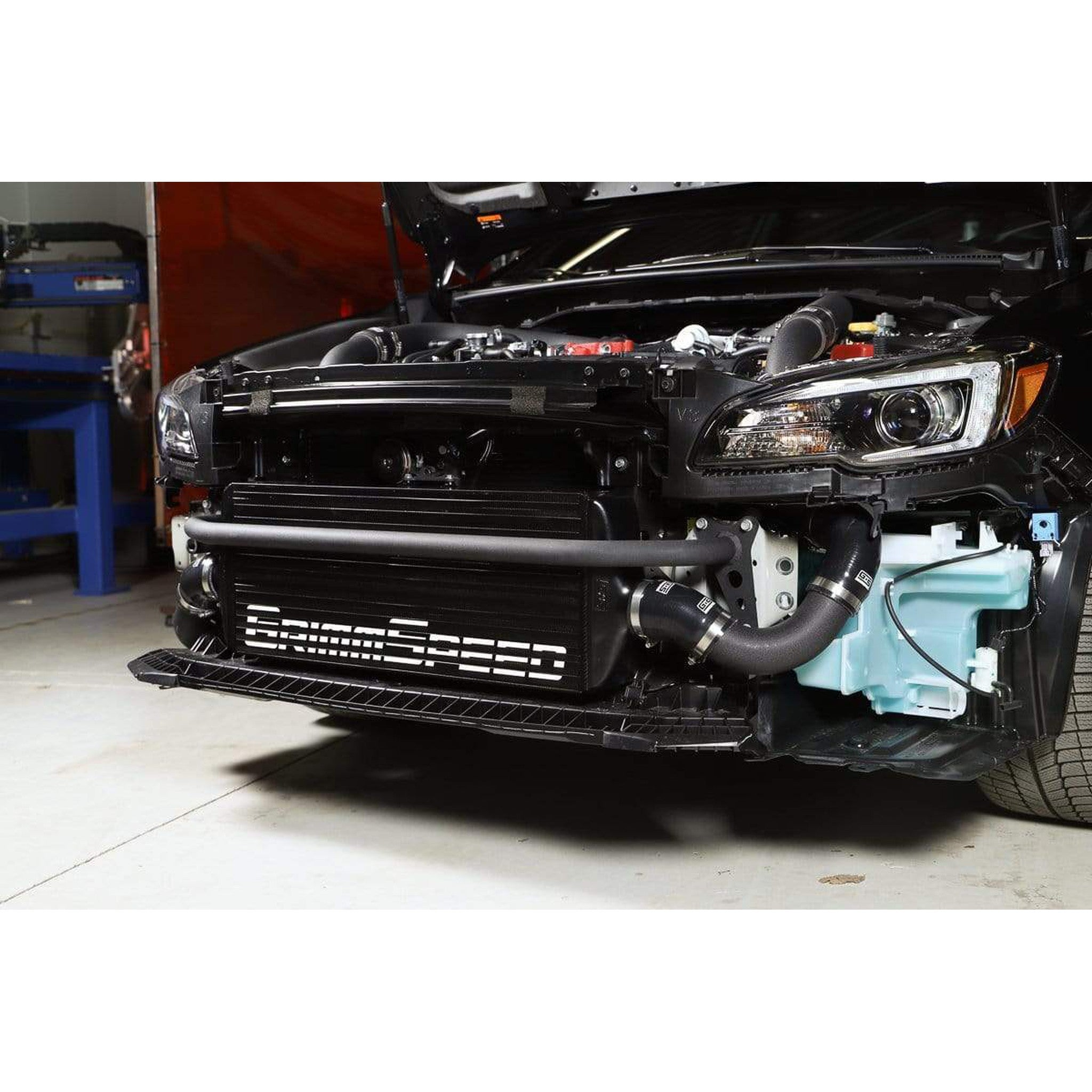 GrimmSpeed Front Mount Intercooler Kit Black Core / Black Pipe Subaru STI 2015-2021