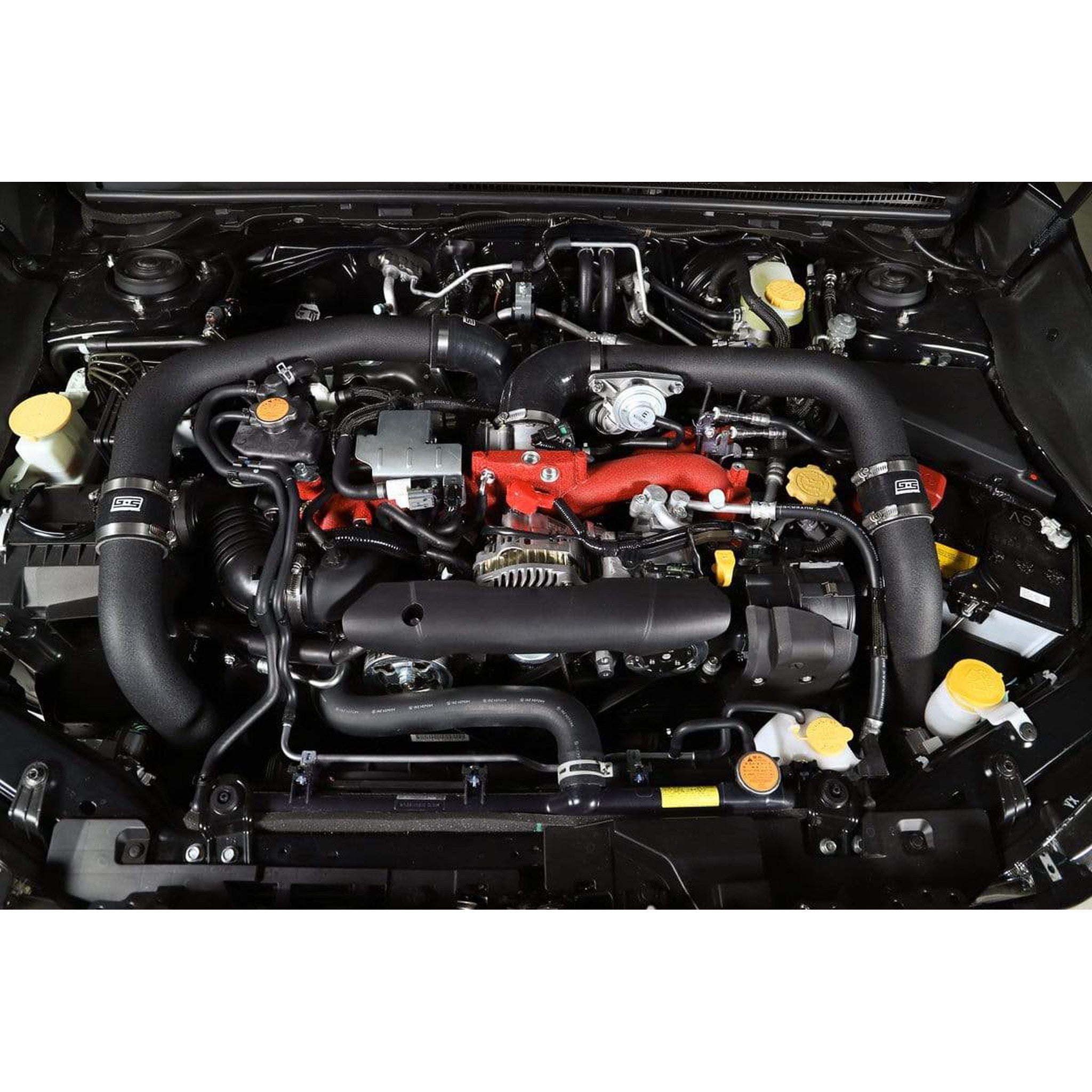 GrimmSpeed Front Mount Intercooler Kit Black Core / Black Pipe Subaru STI 2015-2021