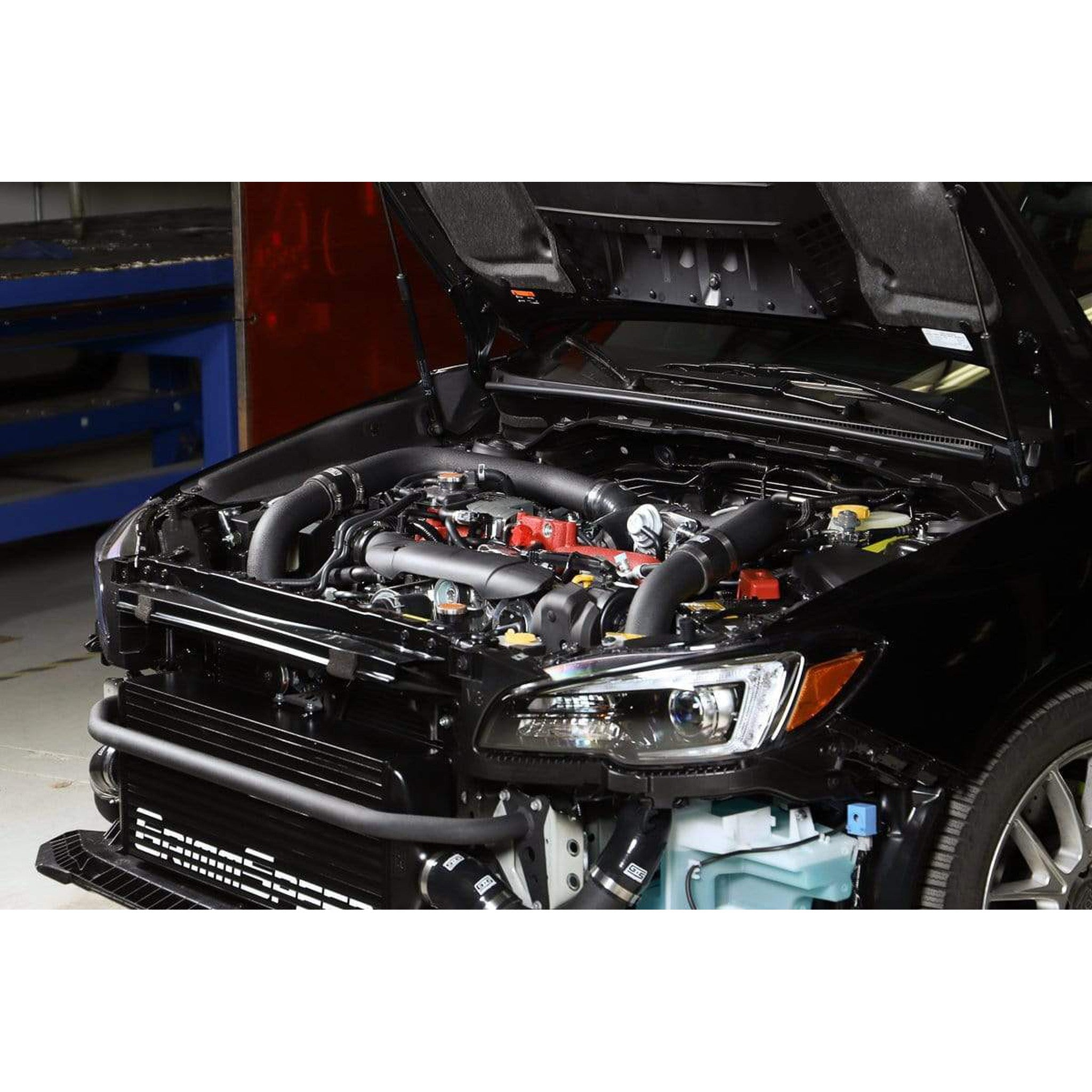 GrimmSpeed Front Mount Intercooler Kit Black Core / Black Pipe Subaru STI 2015-2021