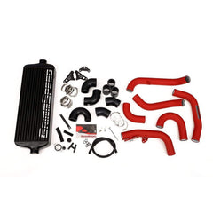GrimmSpeed Front Mount Intercooler Kit Black Core / Red Pipe Subaru STI 2015-2021