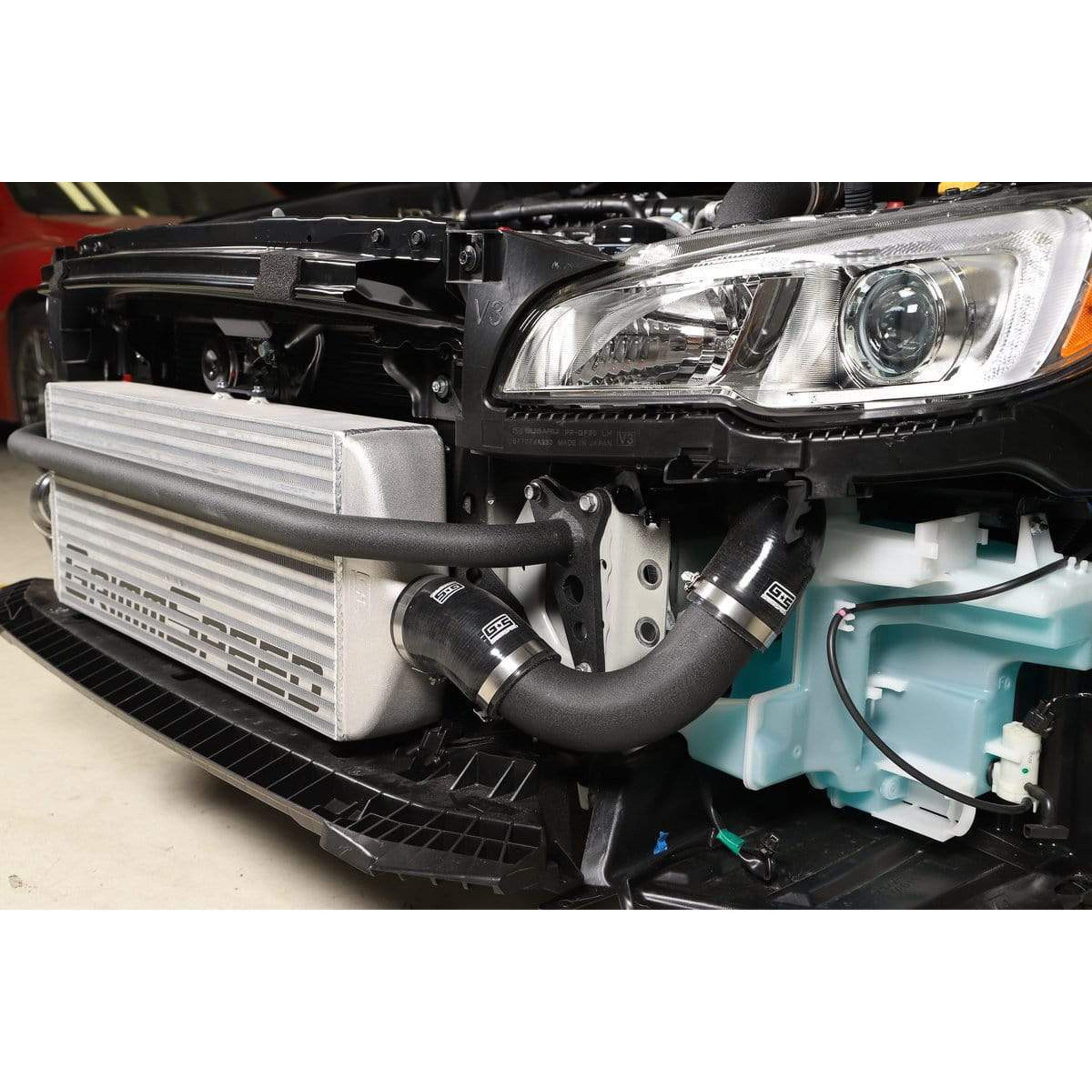 GrimmSpeed Front Mount Intercooler Kit Raw Core / Black Pipe Subaru WRX 2015-2021
