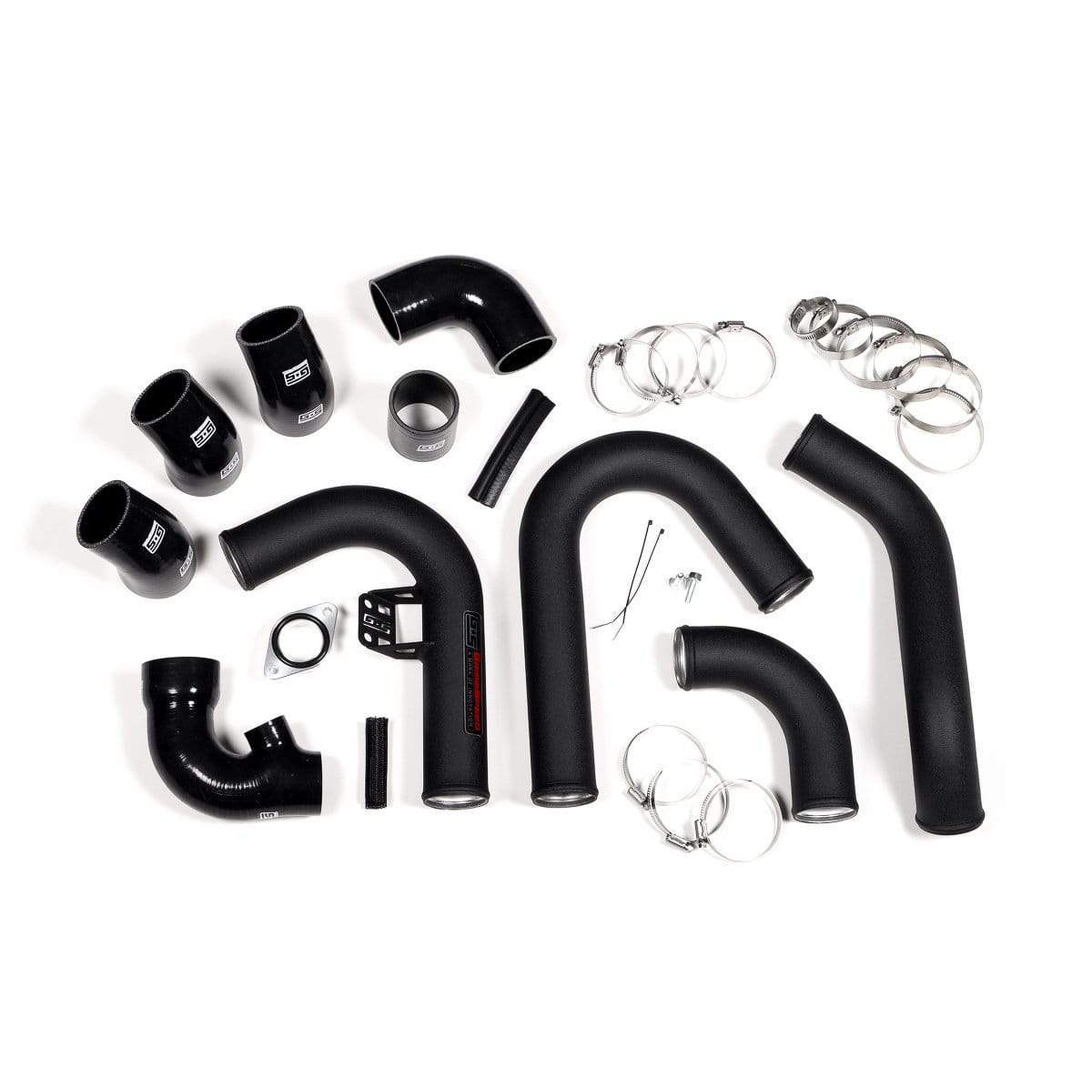 GrimmSpeed Front Mount Intercooler Kit Raw Core / Black Pipe Subaru WRX 2015-2021