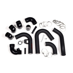 GrimmSpeed Front Mount Intercooler Kit Raw Core / Black Pipe Subaru WRX 2015-2021