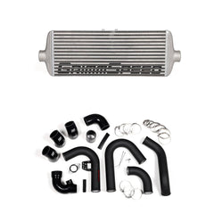 GrimmSpeed Front Mount Intercooler Kit Raw Core / Black Pipe Subaru WRX 2015-2021