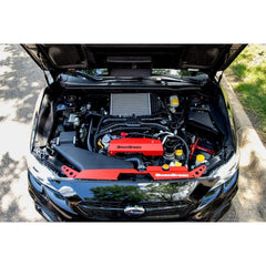 GrimmSpeed Lightweight Battery Mount Kit Red Subaru WRX / STI 2008-2021