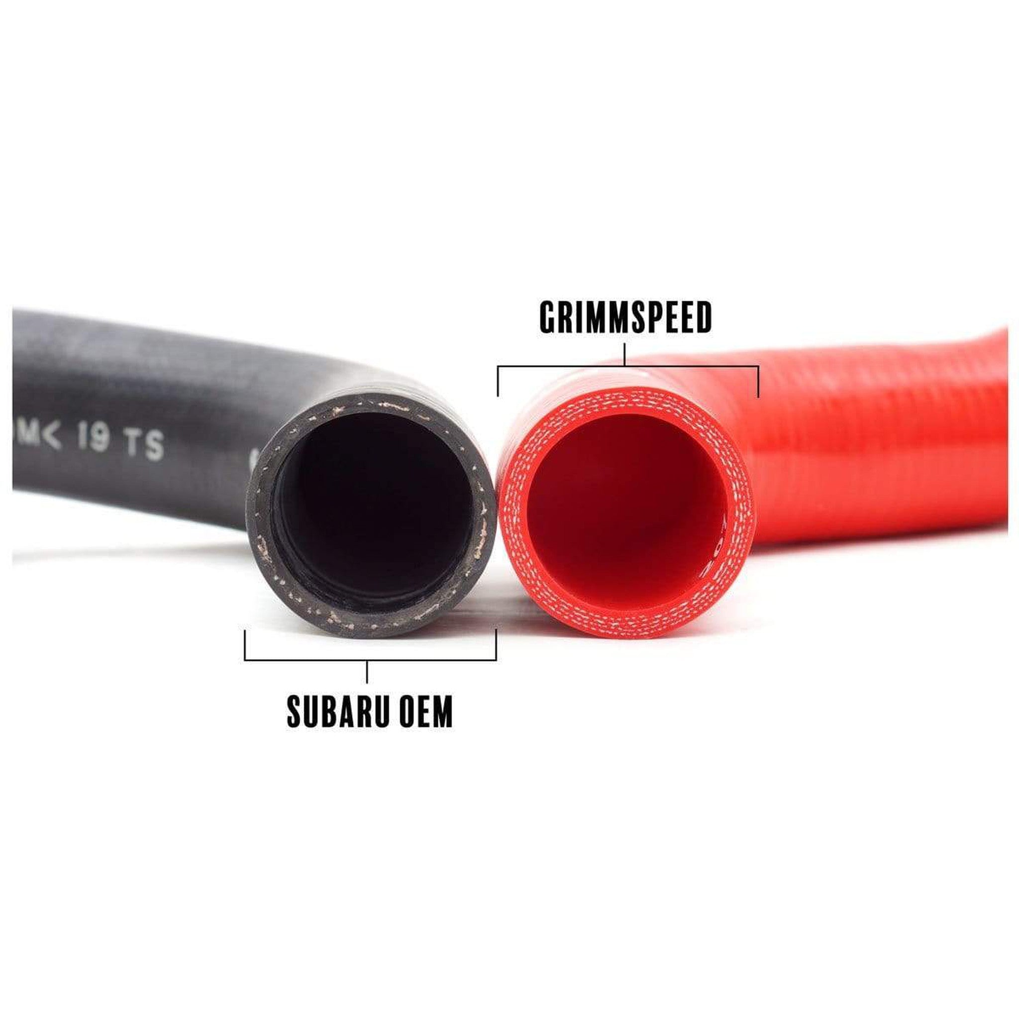 GrimmSpeed Radiator Hose Kit Red Subaru WRX 2002-2007 / STI 2004-2007