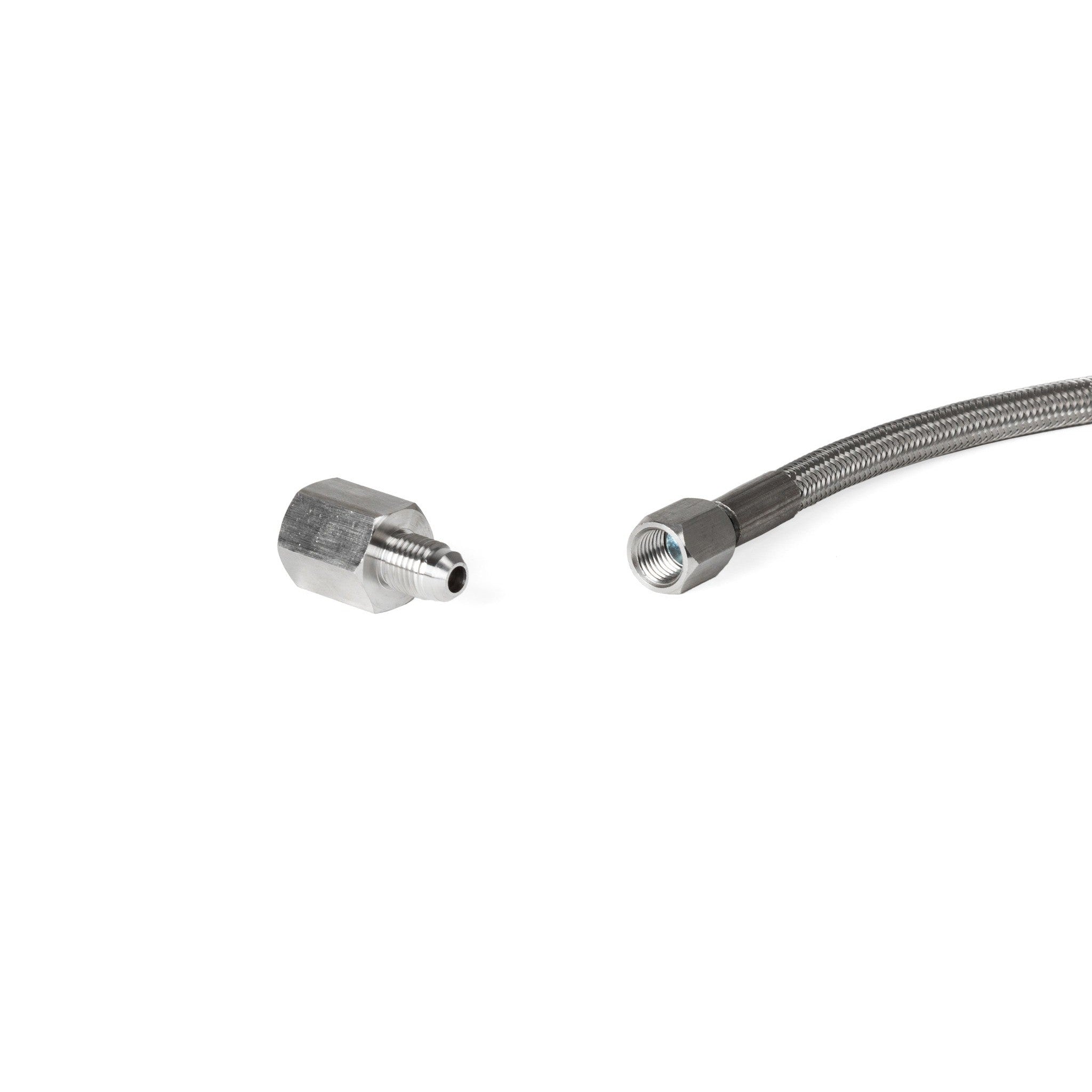 GrimmSpeed Turbo Oil Feed Line Kit EJ Stock Location Subaru WRX 02-14 / STI 04-21 | 123000