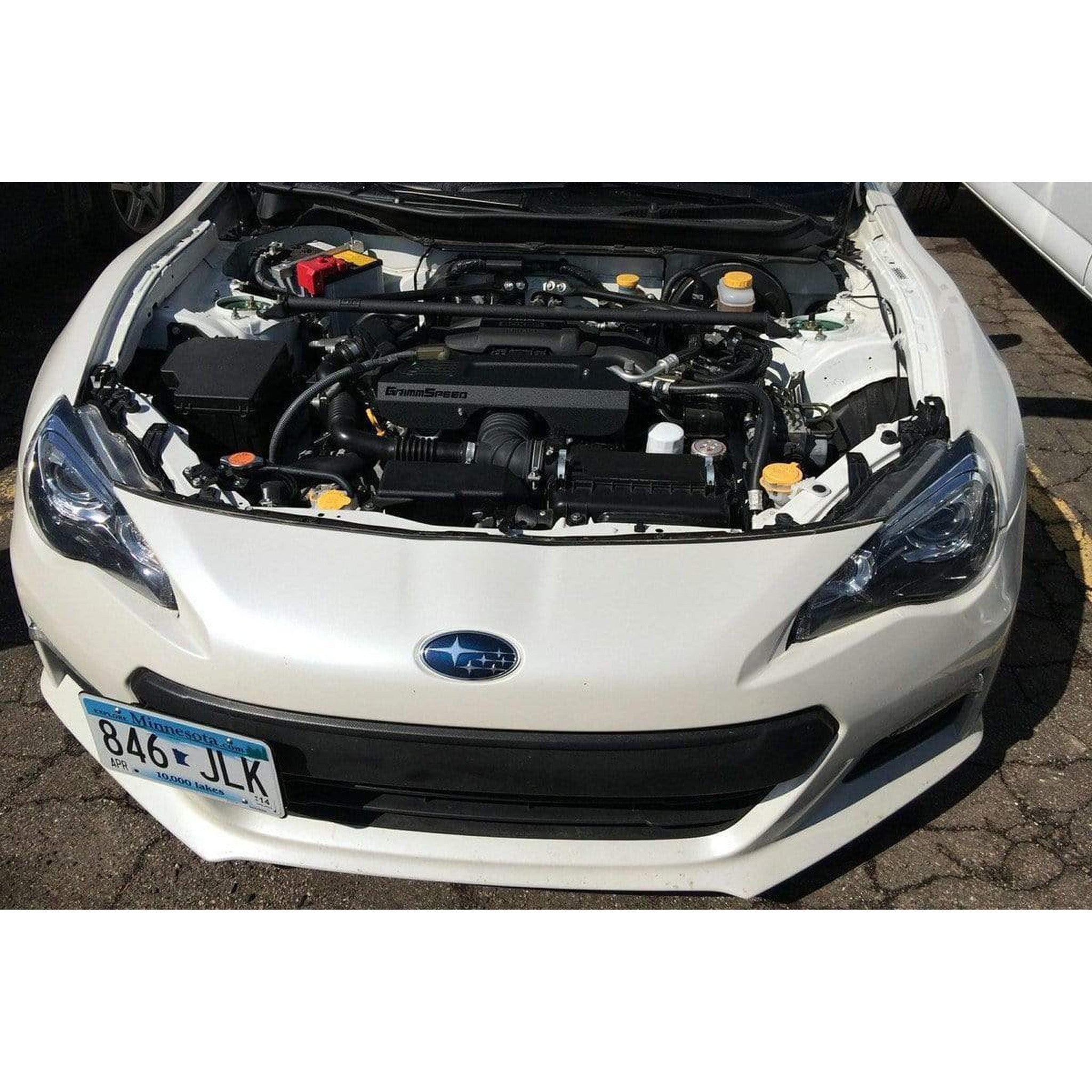 GrimmSpeed Wrinkle Black Pulley Cover w/ Tool Tray Scion FR-S 2013-2016 / Subaru BRZ 2013-2020