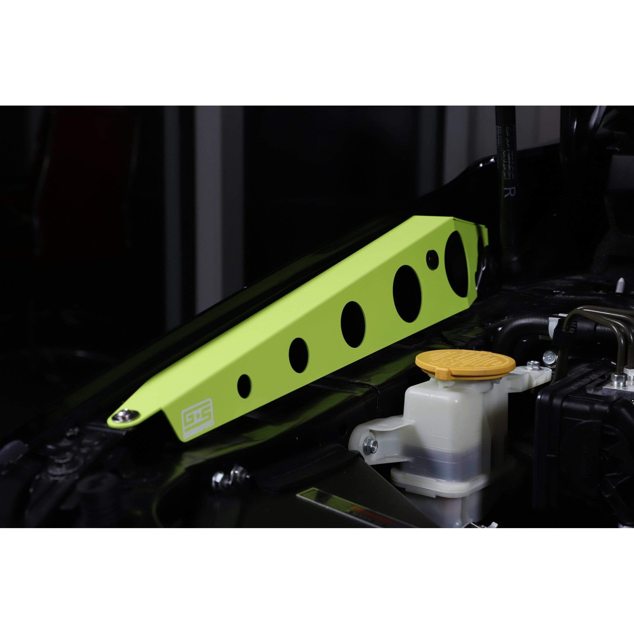 Grimmspeed Fender Shrouds Neon Green Subaru WRX / STI 2015-2021