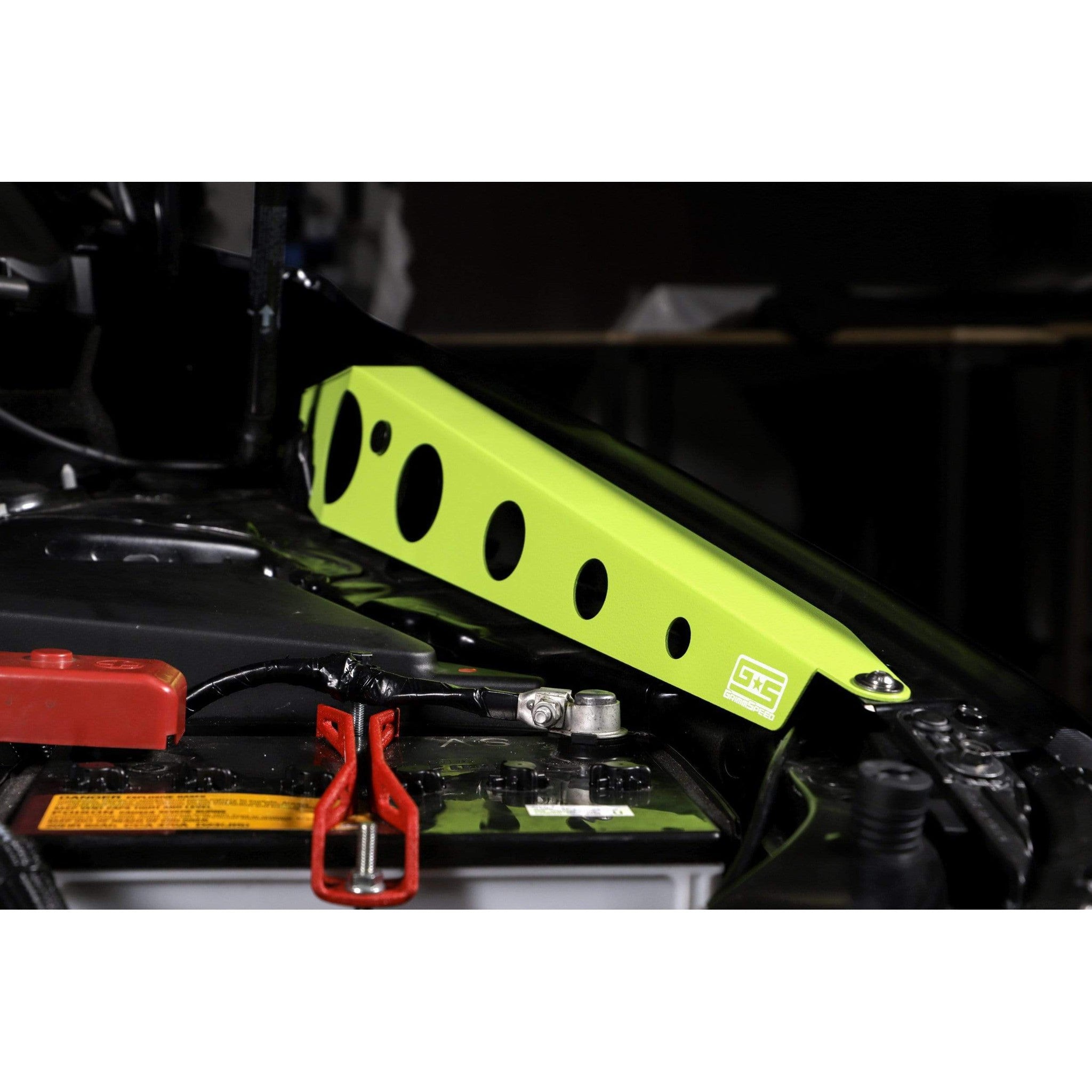 Grimmspeed Fender Shrouds Neon Green Subaru WRX / STI 2015-2021