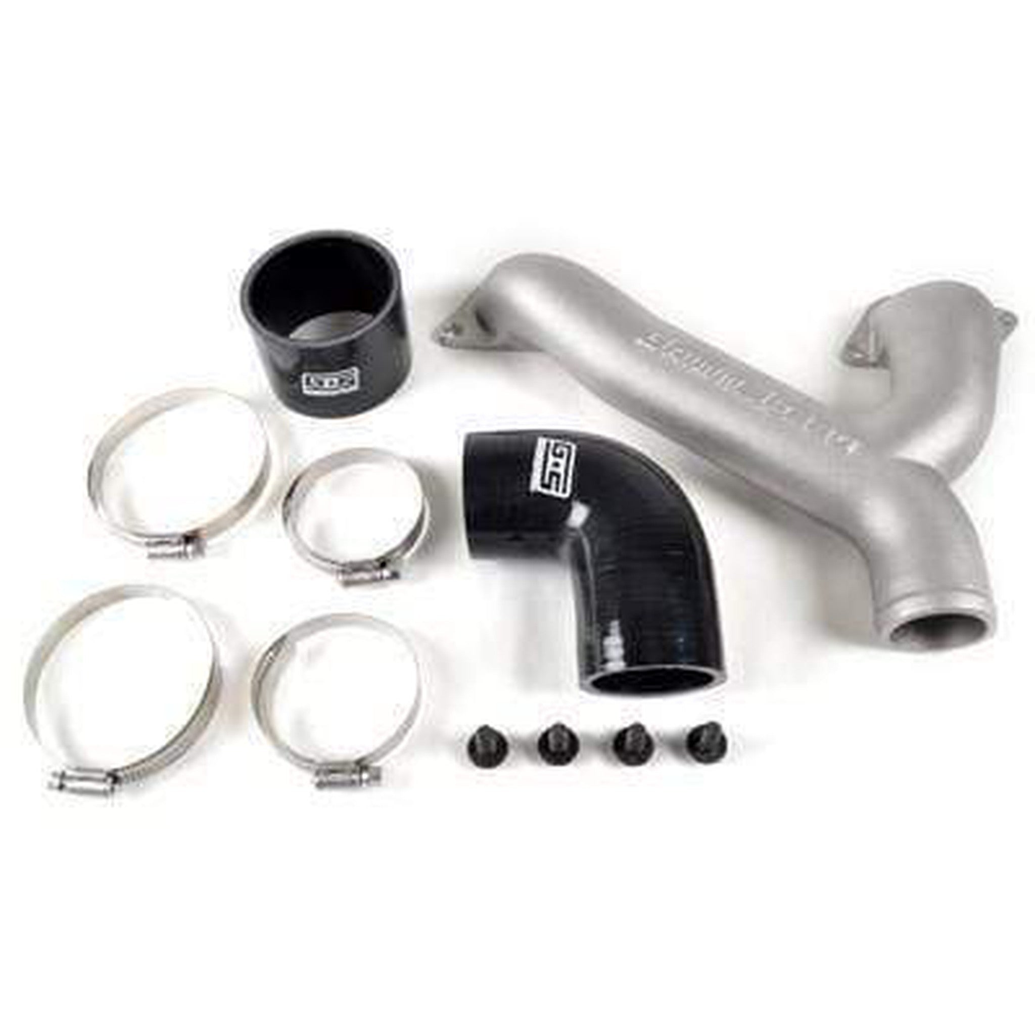Grimmspeed Top Mount Intercooler Aluminum Y-Pipe Kit Black Subaru WRX 2002-2007 / STI 2004-2021 | 090096