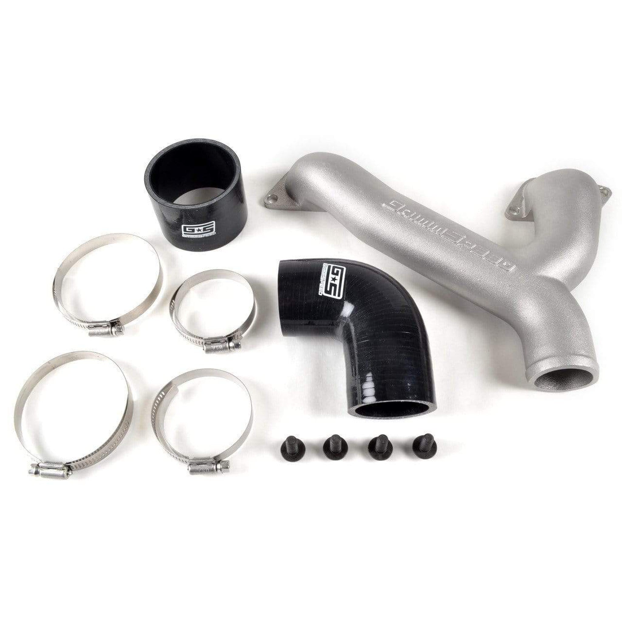 Grimmspeed Top Mount Intercooler Aluminum Y-Pipe Kit Black Subaru WRX 2002-2007 / STI 2004-2021 | 090096