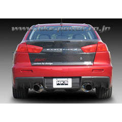 HKS Hi-Power Cat Back Exhaust Mitsubishi EVO X 2008-2015 | 31008-BM001