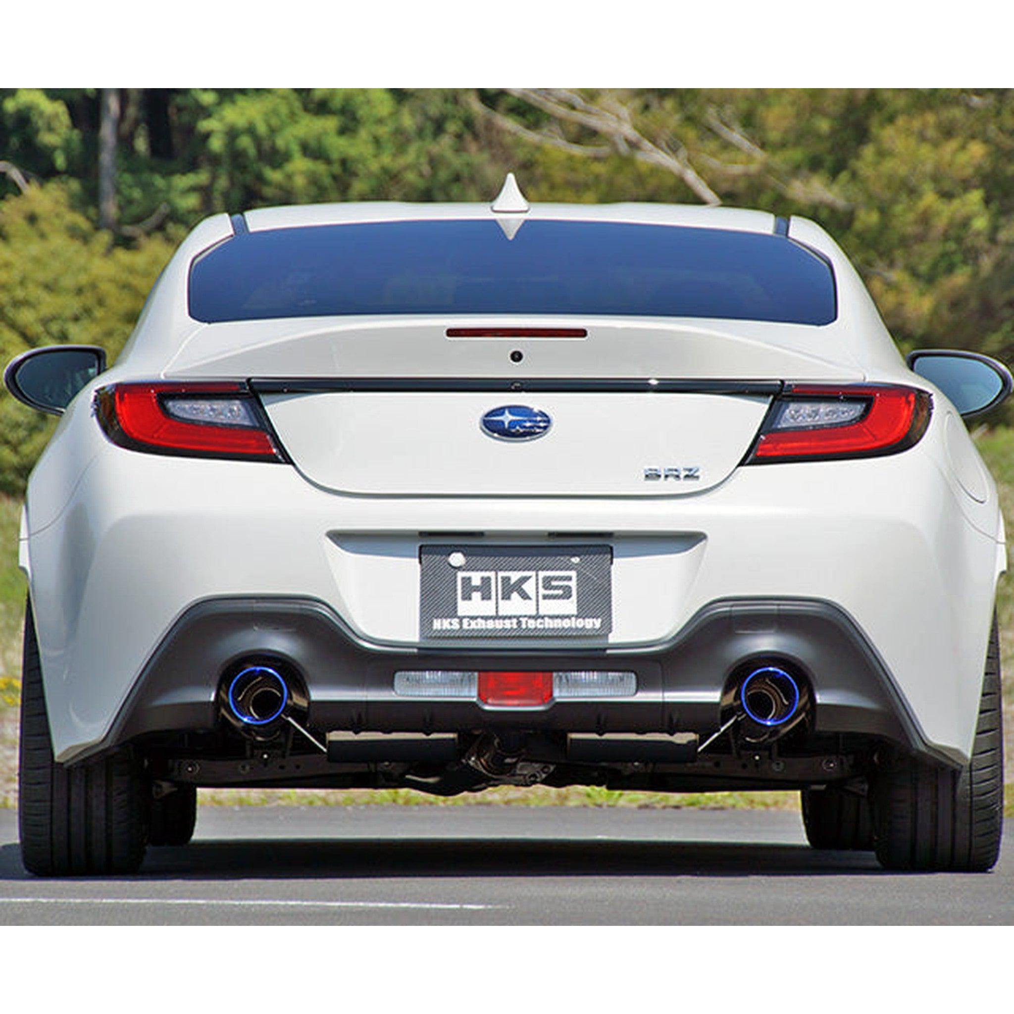 HKS Legamax Sports Catback Exhaust w/ Burnt Tips Subaru BRZ / Toyota 86 2022 | 32018-AF019
