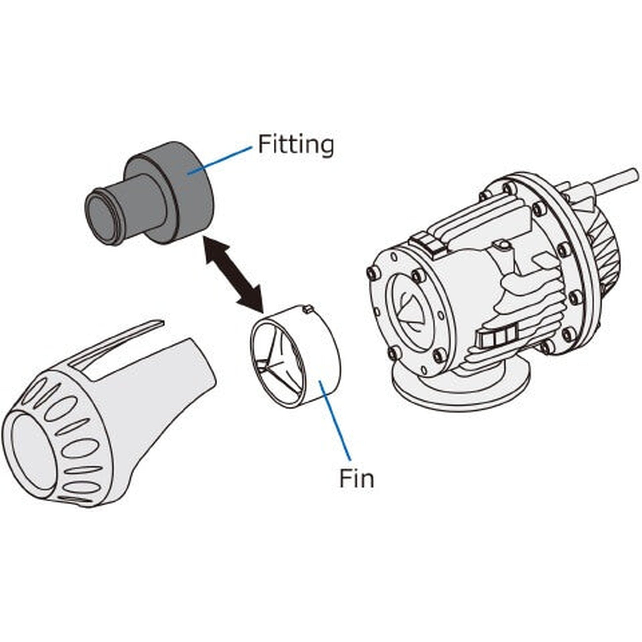 HKS SSQV Recirculation Fitting (for 29mm ID hose) | 71002-AK004