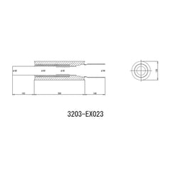 HKS Universal Hi -Power Muffler 2.5 Inlet / 4 Outlet | 3203-EX023