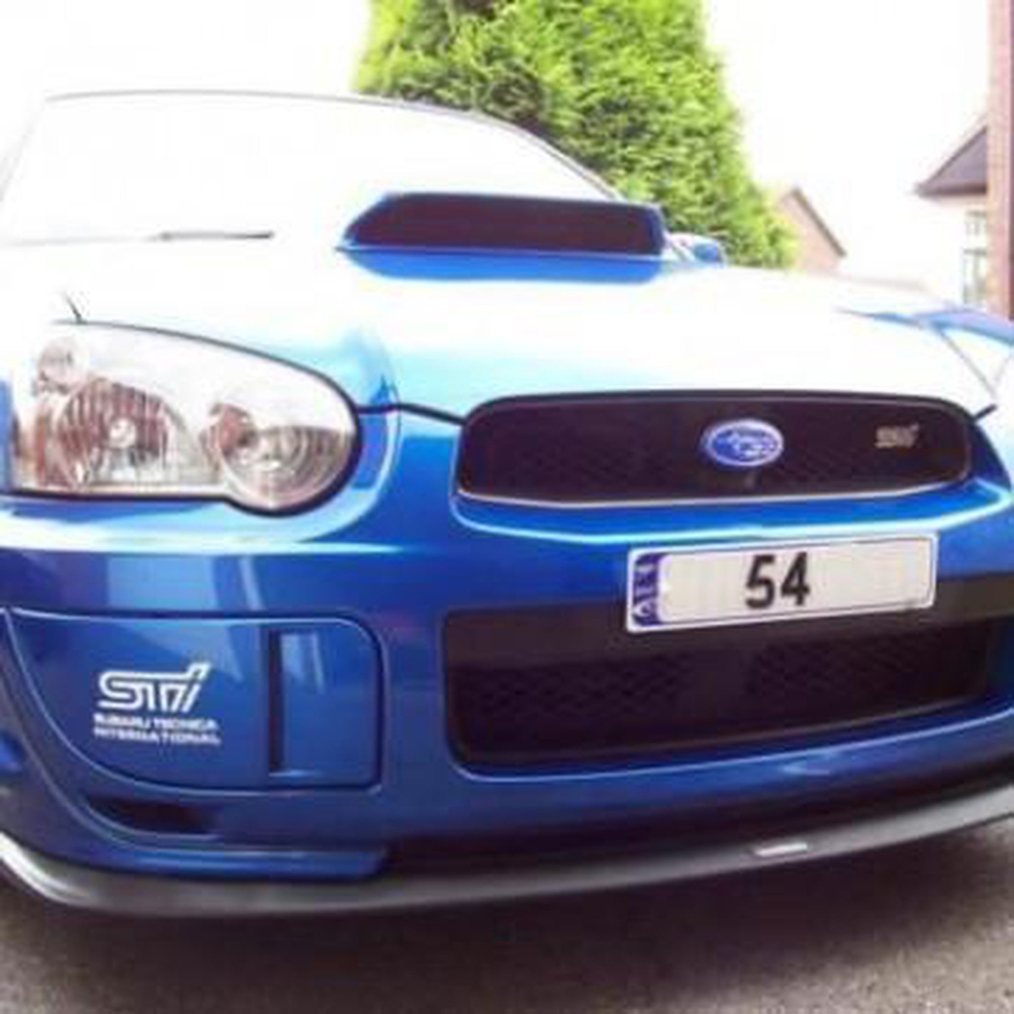 HT Autos V LTD STI Front Lip Spoiler Subaru STI 2004 2005 Blobeye Import Image Racing