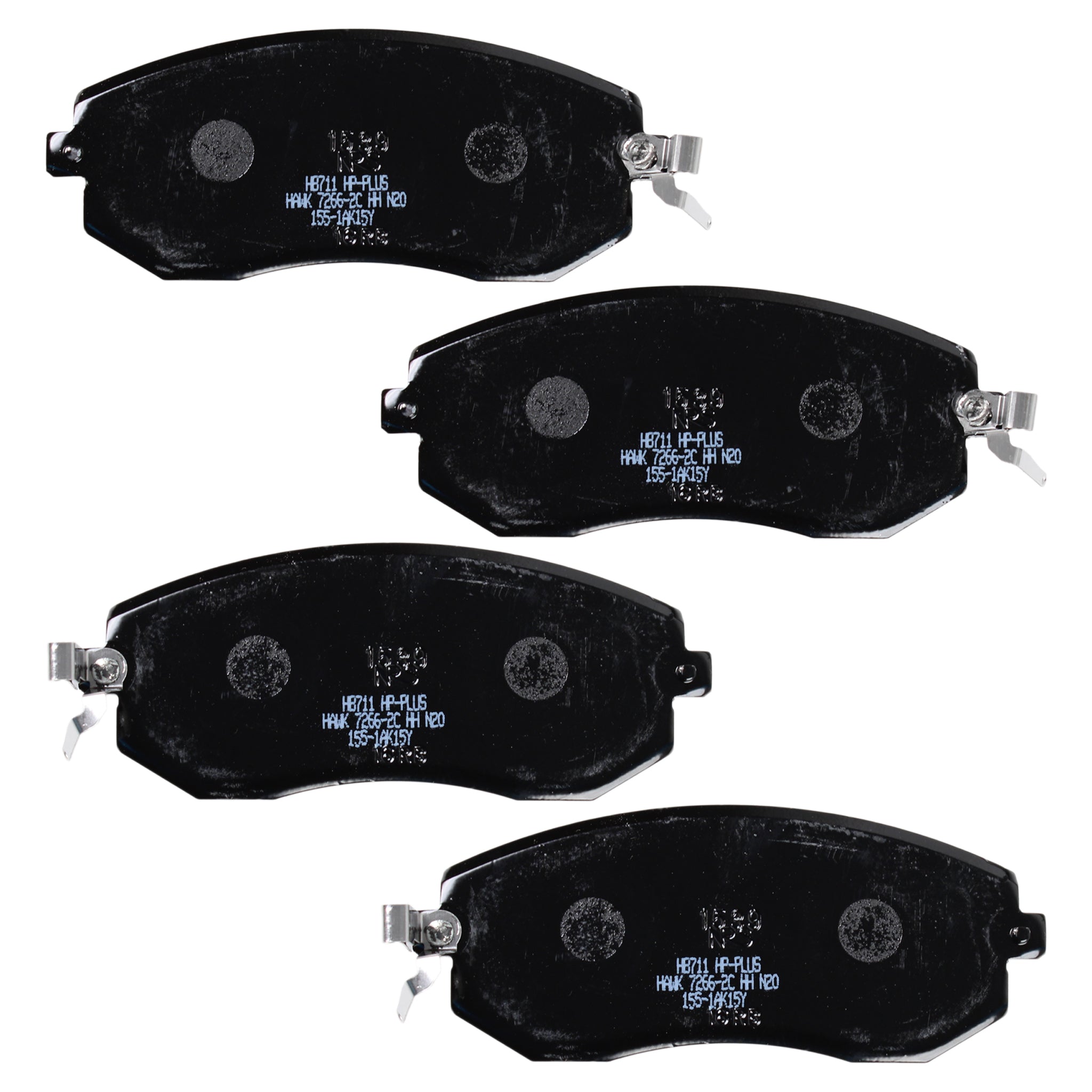 Hawk HP+ Front Street Brake Pads Scion FR-S 2013-2016 / Subaru BRZ 2013-2020 / XV Crosstrek 2013-2015 | HB711N.661